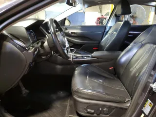 2020 Hyundai Sonata SEL with VIN 5NPEF4JA2LH032040, listed as a Copart auction lot 46369295 with 164,861 mi miles and Salvage Title. Bid and sale history available at carsss.com. Image 7.