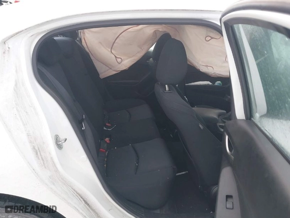 2014 Mazda Mazda3 i SV with VIN JM1BM1T71E1147361, listed as a IAAI auction lot 41490783 with 107,867 mi miles. Bid and sale history available at carsss.com. Image 8.