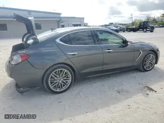 2020 Genesis G70 2.0T with VIN KMTG64LA4LU056255, listed as a Copart auction lot 49389505 with 71,720 mi miles and Non Repairable. Bid and sale history available at carsss.com. Image 3.
