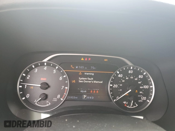 2024 Nissan Frontier SV with VIN 1N6ED1FJ1RN659511, listed as a Copart auction lot 57138225 with 21,933 mi miles and Salvage title. Bid and sale history available at DreamBid. Image 9.