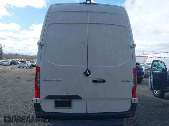 2023 Mercedes-Benz Sprinter Cargo Cargo with VIN W1Y40CHY2PT157028, listed as a IAAI auction lot 41709598 with 15,709 mi miles and . Bid and sale history available at carsss.com. Image 16.