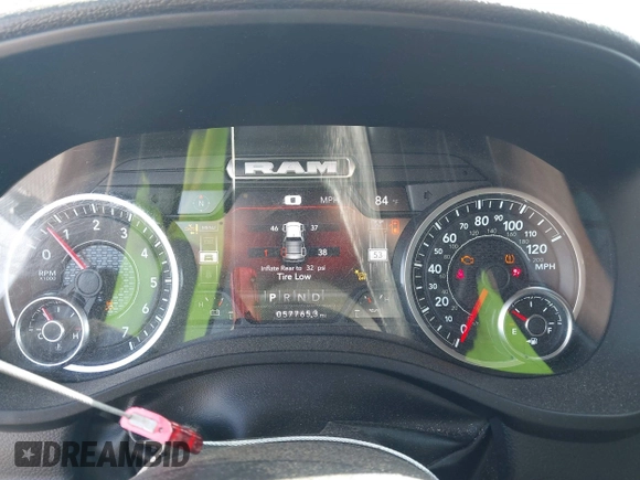 2023 Ram 1500 Laramie with VIN 1C6SRFJT0PN508550, listed as a IAAI auction lot 41913849 with 57,765 mi miles and . Bid and sale history available at DreamBid. Image 7.