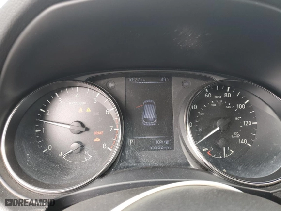 2018 Nissan Rogue Sport S with VIN JN1BJ1CR7JW201711, listed as a Copart auction lot 51900845 with 55,562 mi miles and Salvage Title. Bid and sale history available at carsss.com. Image 9.