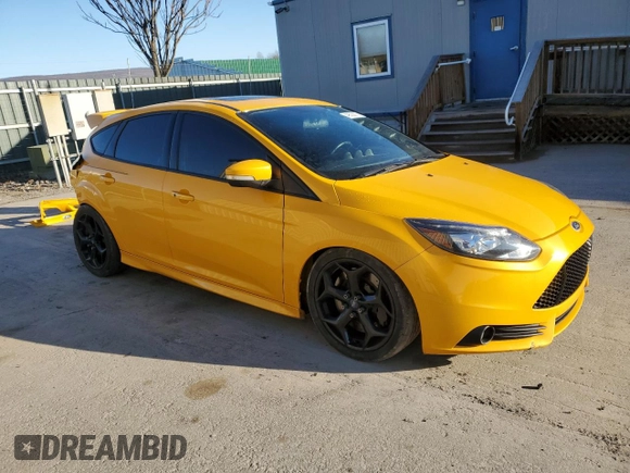 2014 Ford Focus ST with VIN 1FADP3L98EL130760, listed as a Copart auction lot 51217695 with 36,522 mi miles and Salvage Title. Bid and sale history available at carsss.com. Image 4.