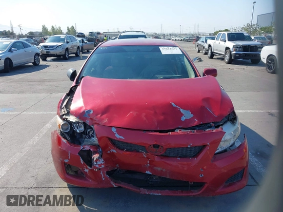 2009 Toyota Corolla with VIN 1NXBU40E99Z089505, listed as a IAAI auction lot 39832879 with 197,912 mi miles. Bid and sale history available at carsss.com. Image 12.