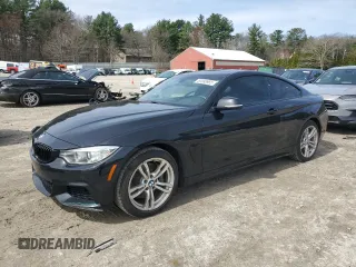 2014 BMW 4 Series 435i xDrive with VIN WBA3R5C5XEK186274, listed as a Copart auction lot 50588965 with 79,967 mi miles and Clean Title. Bid and sale history available at carsss.com. Image 1.
