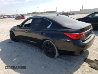 2015 Infiniti Q50 Premium with VIN JN1BV7AR4FM418940, listed as a Copart auction lot 55661885 with 71,352 mi miles and Clean Title. Bid and sale history available at carsss.com. Image 2.