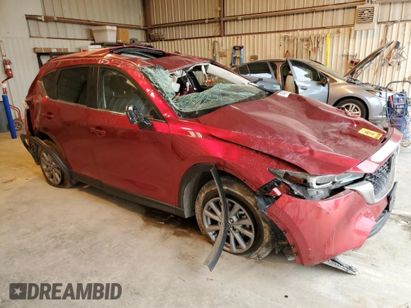 2023 Mazda CX-5 2.5 S Preferred Package with VIN JM3KFBCMXP0243334, listed as a Copart auction lot 47810935 with 0 mi miles and Non Repairable. Bid and sale history available at carsss.com. Image 4.
