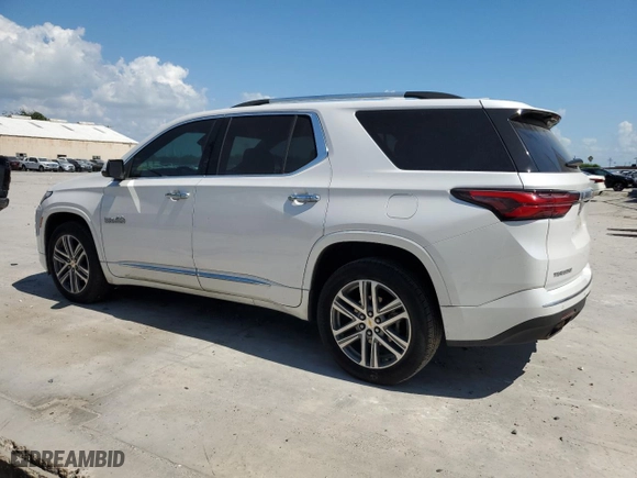 2023 Chevrolet Traverse High Country with VIN 1GNERNKW9PJ199779, listed as a Copart auction lot 72690454 with 22,129 mi miles and Salvage Title. Bid and sale history available at carsss.com. Image 2.