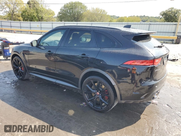 2020 Jaguar F-Pace SVR with VIN SADCZ2EE4LA660094, listed as a Copart auction lot 71012314 with 34,454 mi miles and Salvage Title. Bid and sale history available at DreamBid. Image 2.
