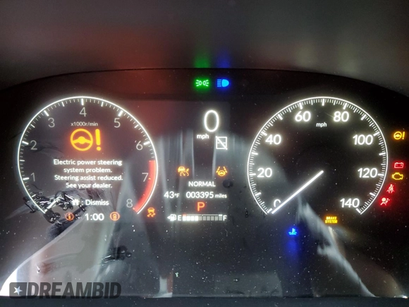2025 Honda CR-V EX-L with VIN 2HKRS4H76SH418594, listed as a Copart auction lot 85235794 with 3,395 mi miles and Salvage Title. Bid and sale history available at DreamBid. Image 9.