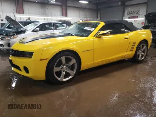 2011 Chevrolet Camaro 2LT z VIN 2G1FC3DD1B9182955, wystawiony jako Copart lot #47239645 z przebiegiem 36 595 mil mil oraz Szkoda całkowita • Salvage title. Historia ofert i sprzedaży dostępna na DreamBid. Obrazek 1.