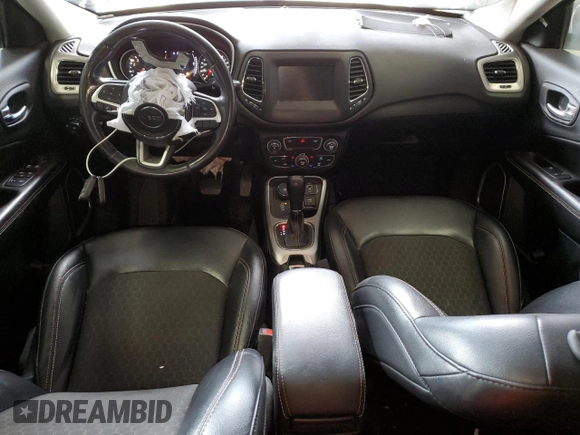 2020 Jeep Compass Latitude with VIN 3C4NJDBB9LT133503, listed as a Copart auction lot 63713255 with 53,373 mi miles and Non repairable. Bid and sale history available at DreamBid. Image 8.