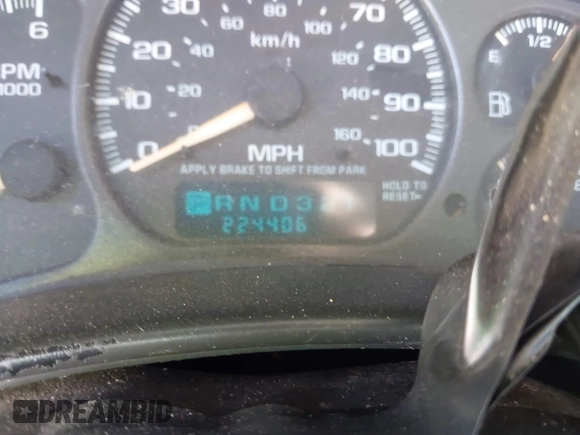 2001 Chevrolet Tahoe LT with VIN 1GNEC13T71R212889, listed as a IAAI auction lot 41917362 with 224,406 mi miles and . Bid and sale history available at DreamBid. Image 7.