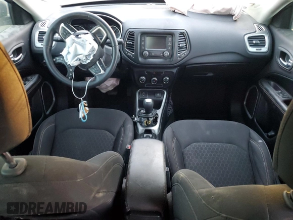 2017 Jeep Compass Sport with VIN 3C4NJCABXHT597936, listed as a Copart auction lot 81697134 with Not provided miles and Clean title. Bid and sale history available at DreamBid. Image 8.