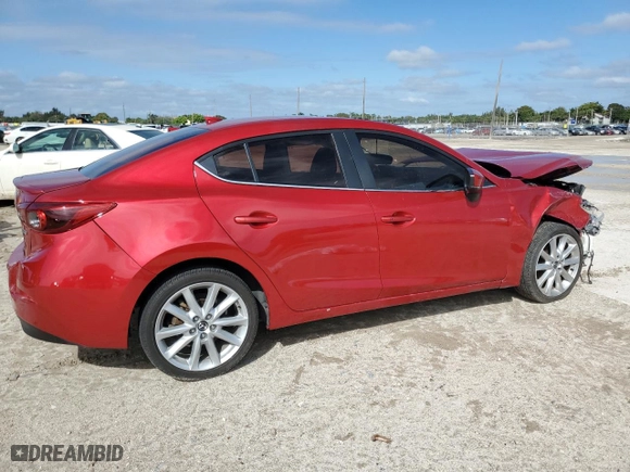 2017 Mazda Mazda3 4-Door Grand Touring with VIN 3MZBN1W38HM149540, listed as a Copart auction lot 46787485 with 88,624 mi miles and Salvage Title. Bid and sale history available at carsss.com. Image 3.