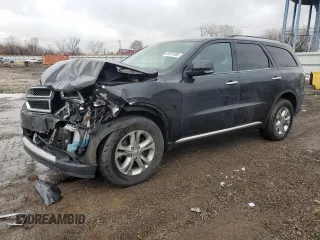 2013 Dodge Durango Crew with VIN 1C4RDHDG5DC663991, listed as a Copart auction lot 48491985 with 143,310 mi miles and Salvage Title. Bid and sale history available at carsss.com. Image 1.