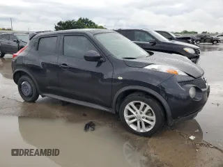 2014 Nissan Juke S with VIN JN8AF5MR0ET356399, listed as a Copart auction lot 55617895 with Not Provided miles and Clean Title. Bid and sale history available at DreamBid. Image 4.