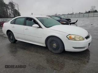 2011 Chevrolet Impala Police Police with VIN 2G1WD5EM3B1291407, listed as a Copart auction lot 44834575 with 0 mi miles and Salvage Title. Bid and sale history available at carsss.com. Image 4.
