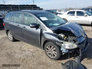 2013 Mazda Mazda5 Sport with VIN JM1CW2BL3D0155694, listed as a IAAI auction lot 41641169 with 1 mi miles. Bid and sale history available at carsss.com. Image 1.