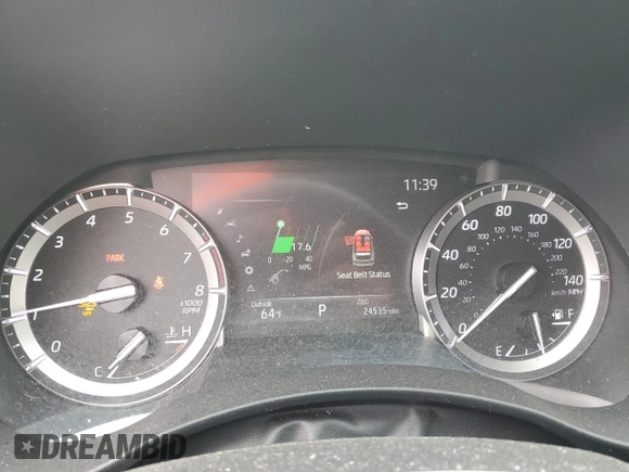 2022 Toyota Highlander XLE z VIN 5TDHZRBH5NS584920, wystawiony jako Copart lot #54503915 z przebiegiem 24 535 mil mil oraz Szkoda całkowita • Salvage title. Historia ofert i sprzedaży dostępna na DreamBid. Obrazek 9.
