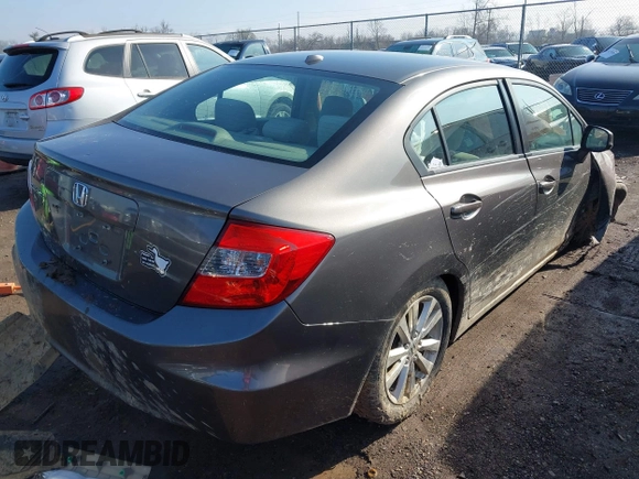 2012 Honda Civic EX with VIN 19XFB2F88CE329022, listed as a IAAI auction lot 41876218 with 105,125 mi miles and . Bid and sale history available at DreamBid. Image 4.