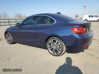 2016 BMW 2 Series 228i with VIN WBA1F9C55GV742306, listed as a Copart auction lot 41801185 with 47,395 mi miles and Salvage Title. Bid and sale history available at carsss.com. Image 2.