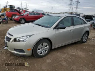 2014 Chevrolet Cruze LS with VIN 1G1PA5SH6E7208998, listed as a Copart auction lot 53828945 with 94,630 mi miles and Clean Title. Bid and sale history available at carsss.com. Image 1.