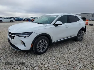 2023 Buick Envision Preferred with VIN LRBAZLR46PD018859, listed as a Copart auction lot 46864965 with 11,851 mi miles and Salvage Title. Bid and sale history available at carsss.com. Image 1.