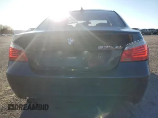 2008 BMW 5 Series 535xi with VIN WBANV93588CZ69801, listed as a Copart auction lot 43981495 with 159,869 mi miles and Salvage Title. Bid and sale history available at carsss.com. Image 6.