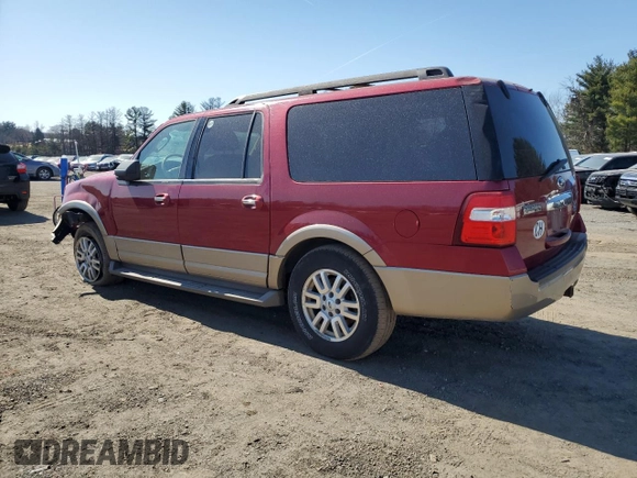 2014 Ford Expedition EL XLT with VIN 1FMJK1J59EEF51211, listed as a Copart auction lot 48512365 with 92,543 mi miles and Salvage Title. Bid and sale history available at carsss.com. Image 2.