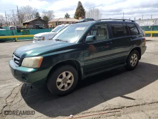 2002 Toyota Highlander with VIN JTEGF21A720050005, listed as a Copart auction lot 51128845 with 230,392 mi miles and Non Repairable. Bid and sale history available at carsss.com. Image 1.