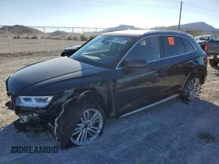 2018 Audi Q5 Premium Plus with VIN WA1BNAFY3J2205745, listed as a Copart auction lot 65726912 with 35,570 mi miles. Bid and sale history available at carsss.com. Image 1.