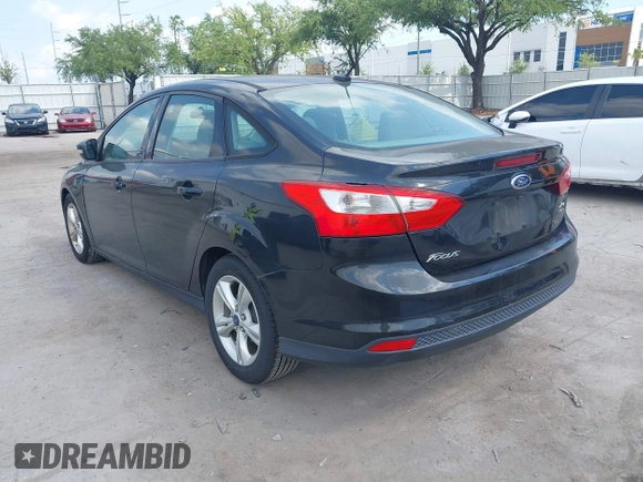 2014 Ford Focus SE with VIN 1FADP3F22EL102502, listed as a IAAI auction lot 41969213 with 154,946 mi miles. Bid and sale history available at carsss.com. Image 3.