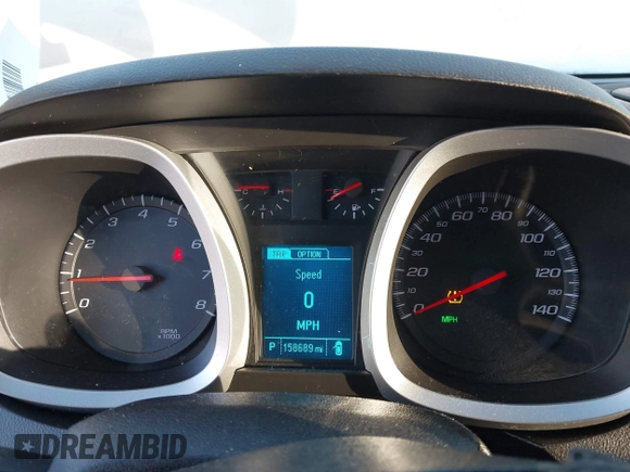 2014 Chevrolet Equinox LT with VIN 2GNFLFE35E6207349, listed as a IAAI auction lot 41329955 with 158,689 mi miles. Bid and sale history available at carsss.com. Image 7.