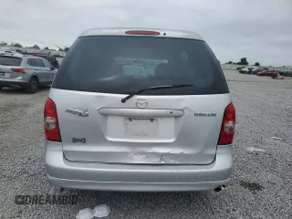 2003 Mazda MPV LX with VIN JM3LW28J730369731, listed as a Copart auction lot 58590885 with 80,179 mi miles and Salvage title. Bid and sale history available at DreamBid. Image 6.