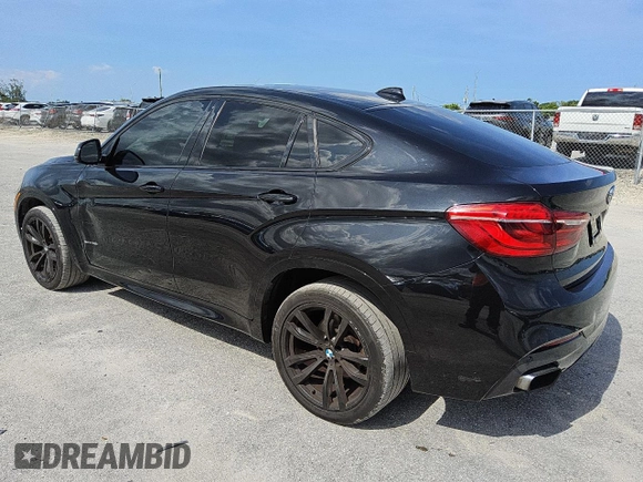 2016 BMW X6 xDrive50i z VIN 5UXKU6C57G0R34222, wystawiony jako Copart lot #57618755 z przebiegiem 133 501 mil mil oraz Czysty tytuł • Clean title. Historia ofert i sprzedaży dostępna na DreamBid. Obrazek 2.