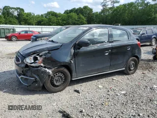 2020 Mitsubishi Mirage ES with VIN ML32A3HJ8LH004066, listed as a Copart auction lot 54745275 with 104,373 mi miles and Salvage title. Bid and sale history available at DreamBid. Image 1.