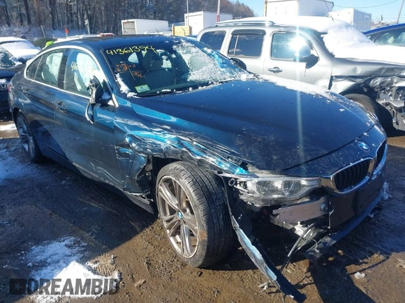 2017 BMW 4 Series 430i with VIN WBA4F7C56HG786970, listed as a IAAI auction lot 41361394 with 94,056 mi miles and . Bid and sale history available at DreamBid. Image 1.