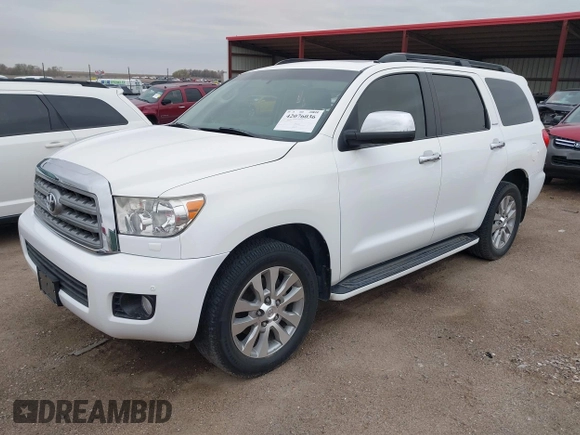 2008 Toyota Sequoia Limited with VIN 5TDBY68A38S018972, listed as a IAAI auction lot 42076036 with 208,053 mi miles and . Bid and sale history available at DreamBid. Image 18.