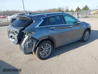 2023 Infiniti QX50 LUXE with VIN 3PCAJ5BB5PF116979, listed as a IAAI auction lot 41740963 with 17,160 mi miles. Bid and sale history available at carsss.com. Image 4.