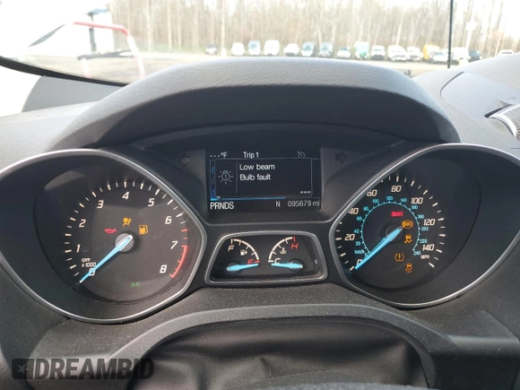 2014 Ford Escape Titanium with VIN 1FMCU9JXXEUD12887, listed as a Copart auction lot 53915035 with 95,679 mi miles and Salvage Title. Bid and sale history available at carsss.com. Image 9.
