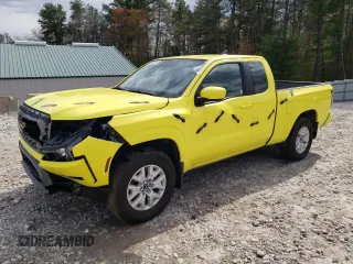 2023 Nissan Frontier S z VIN 1N6ED1CM9PN601674, wystawiony jako Copart lot #45838763 z przebiegiem 6 693 mil mil oraz Szkoda całkowita • Salvage title. Historia ofert i sprzedaży dostępna na DreamBid. Obrazek 1.
