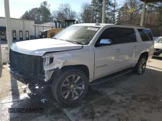 2020 Chevrolet Suburban Premier z VIN 1GNSKJKC0LR276184, wystawiony jako Copart lot #88840565 z przebiegiem 87 563 mil mil oraz Szkoda całkowita • Salvage title. Historia ofert i sprzedaży dostępna na DreamBid. Obrazek 1.