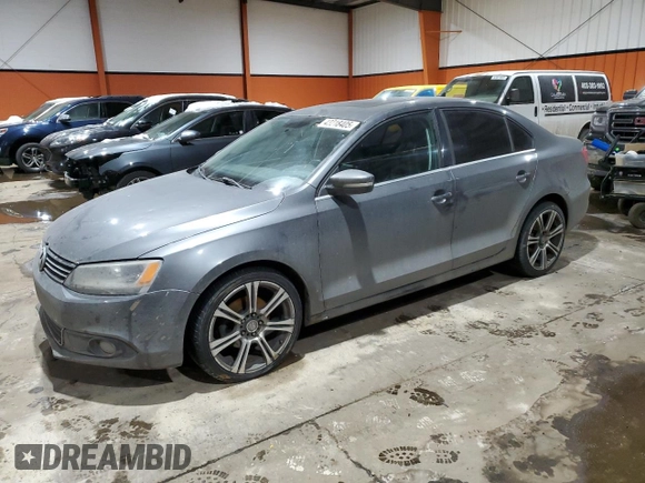 2012 Volkswagen Jetta Sedan SEL w/Sunroof with VIN 3VWLX7AJ9CM380754, listed as a Copart auction lot 43218405 with 198,390 mi miles and Clean Title. Bid and sale history available at carsss.com. Image 1.