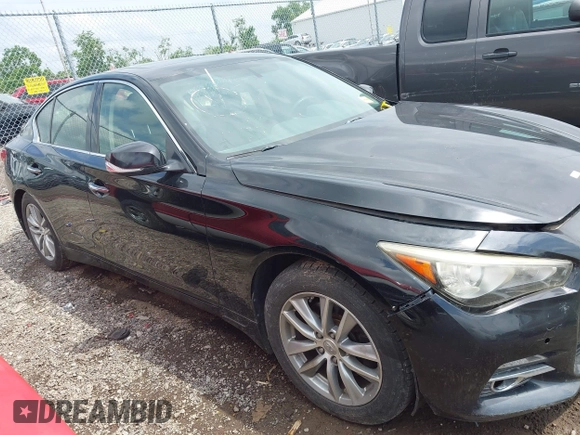 2014 Infiniti Q50 Premium z VIN JN1BV7AR4EM695666, wystawiony jako IAAI lot #42437594 z przebiegiem 141 008 mil mil oraz . Historia ofert i sprzedaży dostępna na DreamBid. Obrazek 14.