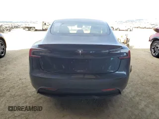 2024 Tesla Model 3 with VIN 5YJ3E1EAXRF782571, listed as a Copart auction lot 50253805 with 3,626 mi miles and Salvage Title. Bid and sale history available at carsss.com. Image 6.