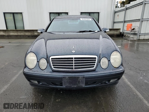 2000 Mercedes-Benz CLK 320/430 with VIN WDBLJ65GXYF158128, listed as a Copart auction lot 85065964 with 244,551 mi miles and Salvage Title. Bid and sale history available at DreamBid. Image 5.
