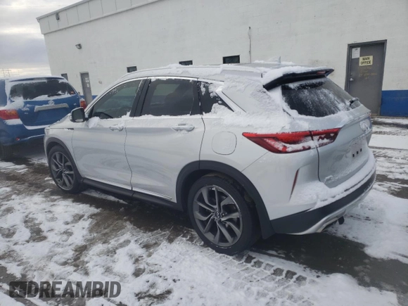 2021 Infiniti QX50 AUTOGRAPH with VIN 3PCAJ5DBXMF101984, listed as a Copart auction lot 40991433 with 16,474 mi miles. Bid and sale history available at carsss.com. Image 2.