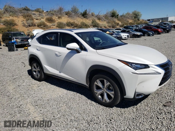 2017 Lexus NX 200t with VIN JTJBARBZ0H2114521, listed as a Copart auction lot 64690545 with 16,662 mi miles and Salvage title. Bid and sale history available at DreamBid. Image 4.